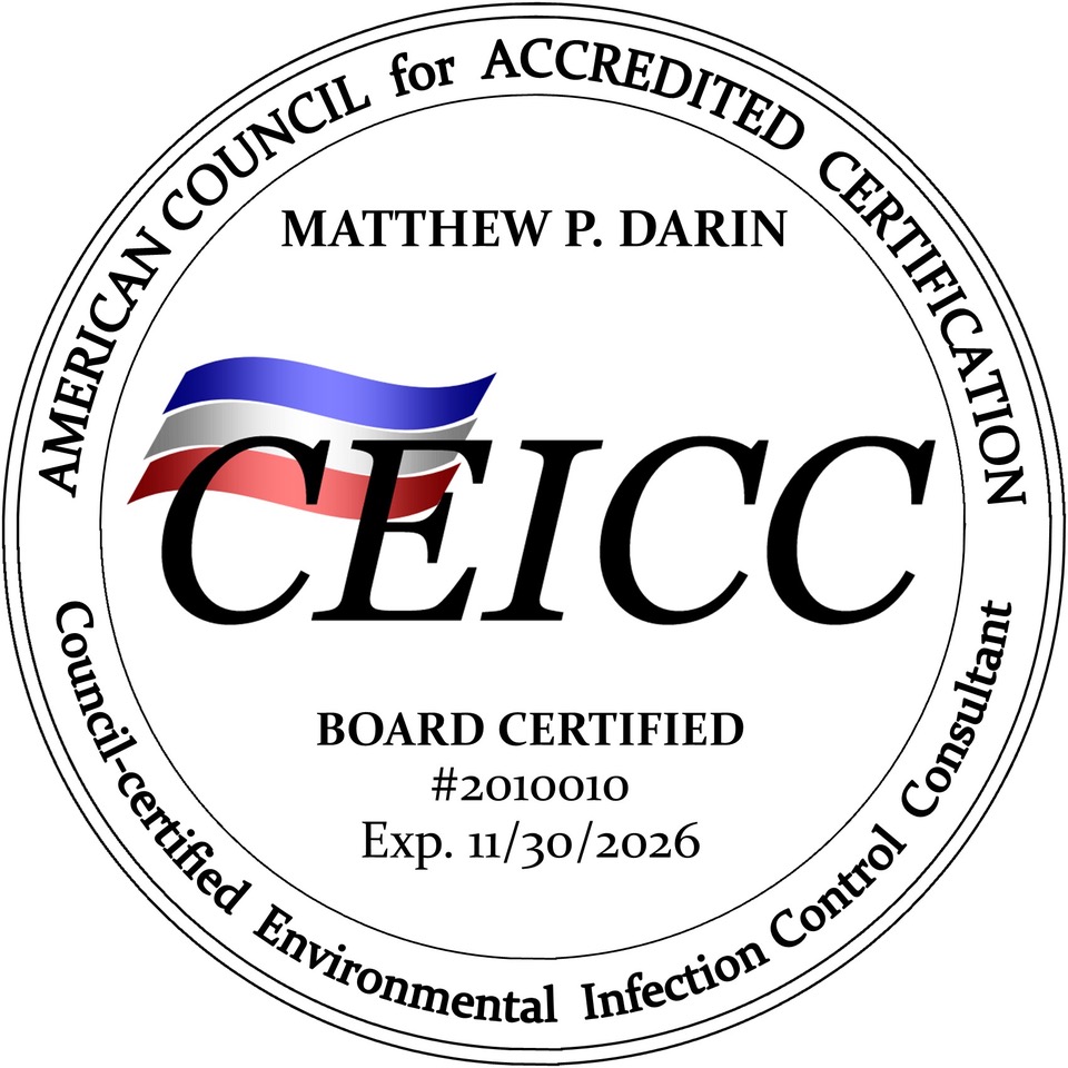 ACAC Council Board Certified Environmental Infection Control Consultant